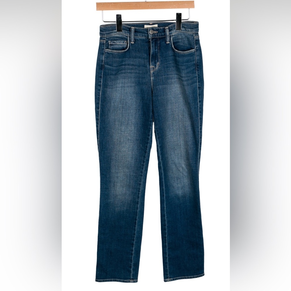 L'Agence mid-rise Straight Leg Jeans